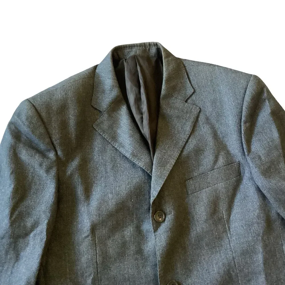 Blue Heather Suit Blazer